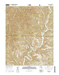 Garrison Missouri Current topographic map, 1:24000 scale, 7.5 X 7.5 Minute, Year 2015
