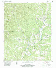 Garrison Missouri Historical topographic map, 1:24000 scale, 7.5 X 7.5 Minute, Year 1955