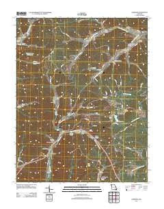 Garwood Missouri Historical topographic map, 1:24000 scale, 7.5 X 7.5 Minute, Year 2011