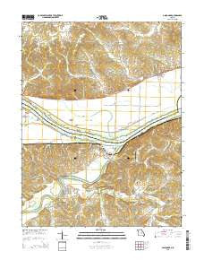 Gasconade Missouri Current topographic map, 1:24000 scale, 7.5 X 7.5 Minute, Year 2015