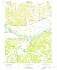 Gasconade Missouri Historical topographic map, 1:24000 scale, 7.5 X 7.5 Minute, Year 1974