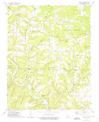 Gentryville Missouri Historical topographic map, 1:24000 scale, 7.5 X 7.5 Minute, Year 1973