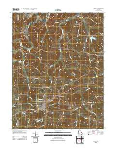 Gerald Missouri Historical topographic map, 1:24000 scale, 7.5 X 7.5 Minute, Year 2012