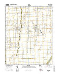 Gideon Missouri Current topographic map, 1:24000 scale, 7.5 X 7.5 Minute, Year 2015