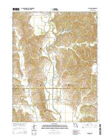 Gifford Missouri Current topographic map, 1:24000 scale, 7.5 X 7.5 Minute, Year 2015