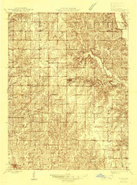 Gilman Missouri Historical topographic map, 1:48000 scale, 15 X 15 Minute, Year 1946