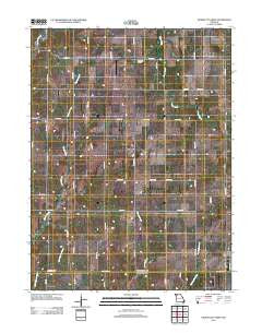Gilman City West Missouri Historical topographic map, 1:24000 scale, 7.5 X 7.5 Minute, Year 2012