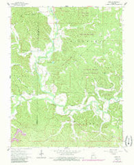 Gipsy Missouri Historical topographic map, 1:24000 scale, 7.5 X 7.5 Minute, Year 1964