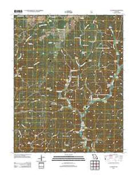 Gladden Missouri Historical topographic map, 1:24000 scale, 7.5 X 7.5 Minute, Year 2011