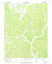 Gladden Missouri Historical topographic map, 1:24000 scale, 7.5 X 7.5 Minute, Year 1967