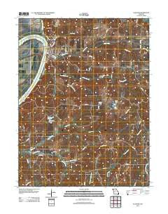 Glasgow Missouri Historical topographic map, 1:24000 scale, 7.5 X 7.5 Minute, Year 2012