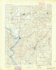 Glasgow Missouri Historical topographic map, 1:125000 scale, 30 X 30 Minute, Year 1890