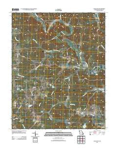 Glenallen Missouri Historical topographic map, 1:24000 scale, 7.5 X 7.5 Minute, Year 2011