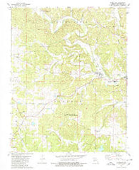 Glenallen Missouri Historical topographic map, 1:24000 scale, 7.5 X 7.5 Minute, Year 1980