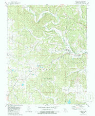 Glenallen Missouri Historical topographic map, 1:24000 scale, 7.5 X 7.5 Minute, Year 1980