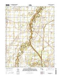 Glennonville Missouri Current topographic map, 1:24000 scale, 7.5 X 7.5 Minute, Year 2015