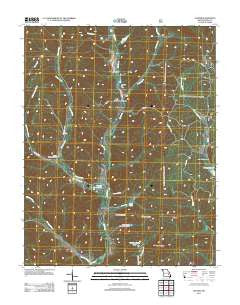 Glover Missouri Historical topographic map, 1:24000 scale, 7.5 X 7.5 Minute, Year 2011