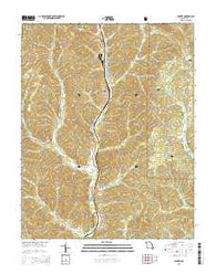 Glover Missouri Current topographic map, 1:24000 scale, 7.5 X 7.5 Minute, Year 2015