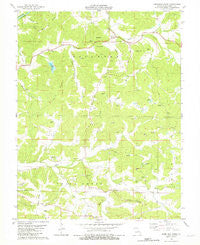 Goerlisch Ridge Missouri Historical topographic map, 1:24000 scale, 7.5 X 7.5 Minute, Year 1980
