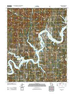 Golden Missouri Historical topographic map, 1:24000 scale, 7.5 X 7.5 Minute, Year 2012