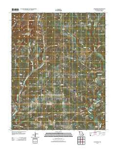 Goodhope Missouri Historical topographic map, 1:24000 scale, 7.5 X 7.5 Minute, Year 2012