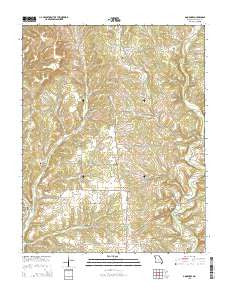 Goodhope Missouri Current topographic map, 1:24000 scale, 7.5 X 7.5 Minute, Year 2015