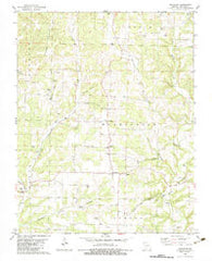 Goodhope Missouri Historical topographic map, 1:24000 scale, 7.5 X 7.5 Minute, Year 1982