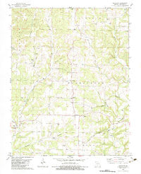Goodhope Missouri Historical topographic map, 1:24000 scale, 7.5 X 7.5 Minute, Year 1982