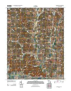 Gordonville Missouri Historical topographic map, 1:24000 scale, 7.5 X 7.5 Minute, Year 2012