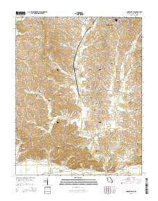Gordonville Missouri Current topographic map, 1:24000 scale, 7.5 X 7.5 Minute, Year 2015