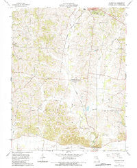 Gordonville Missouri Historical topographic map, 1:24000 scale, 7.5 X 7.5 Minute, Year 1967