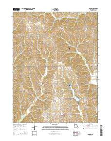 Goshen Missouri Current topographic map, 1:24000 scale, 7.5 X 7.5 Minute, Year 2014