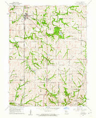 Gower Missouri Historical topographic map, 1:24000 scale, 7.5 X 7.5 Minute, Year 1961