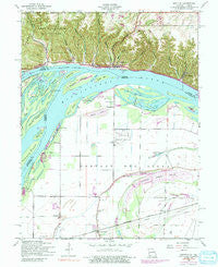 Grafton Illinois Historical topographic map, 1:24000 scale, 7.5 X 7.5 Minute, Year 1954
