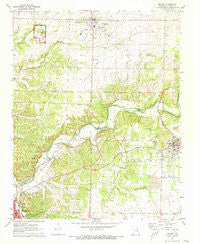 Granby Missouri Historical topographic map, 1:24000 scale, 7.5 X 7.5 Minute, Year 1972