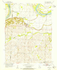 Grand Pass Missouri Historical topographic map, 1:24000 scale, 7.5 X 7.5 Minute, Year 1953