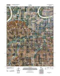 Grand Pass Missouri Historical topographic map, 1:24000 scale, 7.5 X 7.5 Minute, Year 2012