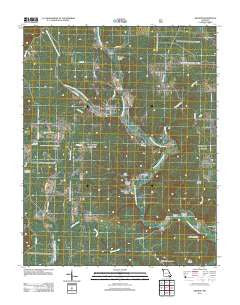 Grandin Missouri Historical topographic map, 1:24000 scale, 7.5 X 7.5 Minute, Year 2011