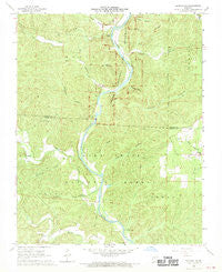 Grandin SW Missouri Historical topographic map, 1:24000 scale, 7.5 X 7.5 Minute, Year 1968