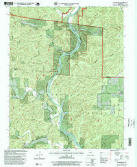Grandin SW Missouri Historical topographic map, 1:24000 scale, 7.5 X 7.5 Minute, Year 1997