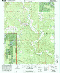 Grandin Missouri Historical topographic map, 1:24000 scale, 7.5 X 7.5 Minute, Year 1997