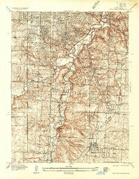 Grandview Missouri Historical topographic map, 1:24000 scale, 7.5 X 7.5 Minute, Year 1934