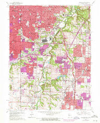 Grandview Missouri Historical topographic map, 1:24000 scale, 7.5 X 7.5 Minute, Year 1964
