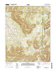 Graniteville Missouri Current topographic map, 1:24000 scale, 7.5 X 7.5 Minute, Year 2015