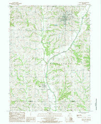 Grant City Missouri Historical topographic map, 1:24000 scale, 7.5 X 7.5 Minute, Year 1984