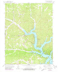 Gravois Mills Missouri Historical topographic map, 1:24000 scale, 7.5 X 7.5 Minute, Year 1959