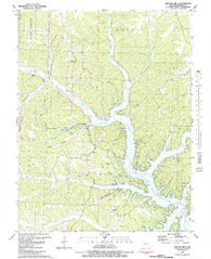 Gravois Mills Missouri Historical topographic map, 1:24000 scale, 7.5 X 7.5 Minute, Year 1983