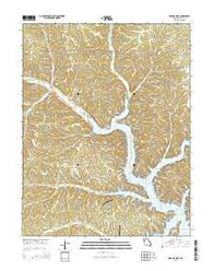 Gravois Mills Missouri Current topographic map, 1:24000 scale, 7.5 X 7.5 Minute, Year 2015