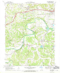 Gray Summit Missouri Historical topographic map, 1:24000 scale, 7.5 X 7.5 Minute, Year 1969