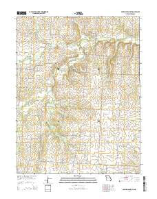 Green Ridge North Missouri Current topographic map, 1:24000 scale, 7.5 X 7.5 Minute, Year 2014